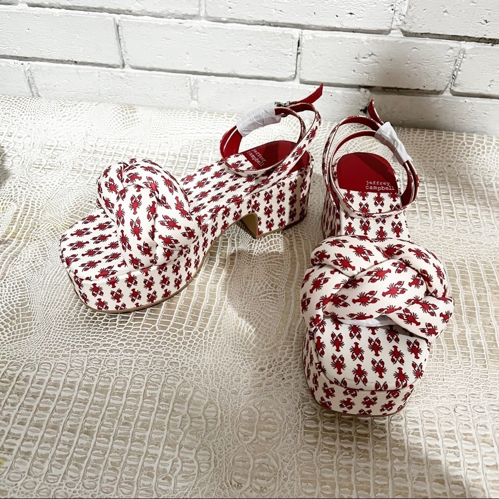 Jeffrey Campbell Women’s Lobster Braided Platform Sandal